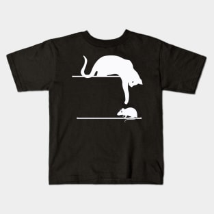 Cat and mouse Kids T-Shirt